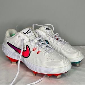 Nike Zoom Hyperdiamond "White/Flash Crimson/Hyper Violet" Women's Softball Cleat